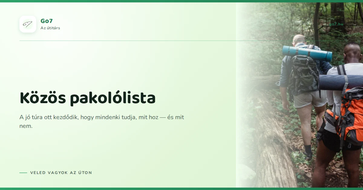 Barátok közös túrafelszerelést pakolnak be indulás előtt